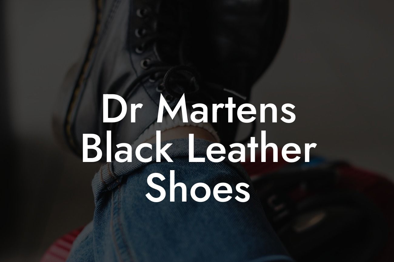 Dr Martens Black Leather Shoes