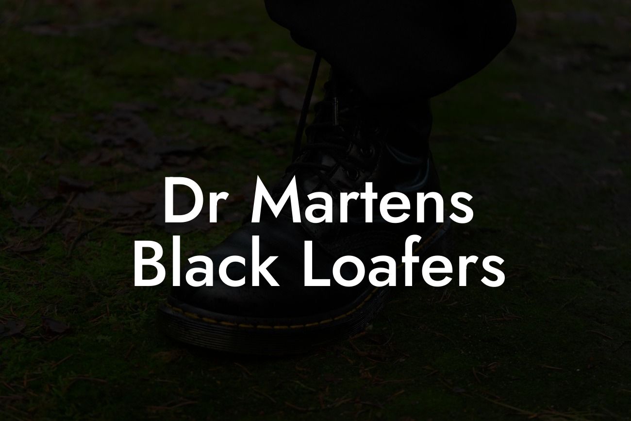 Dr Martens Black Loafers