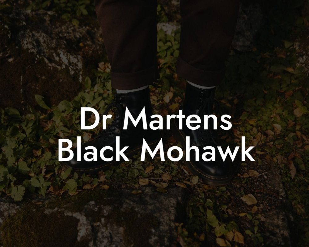 Dr Martens Black Mohawk