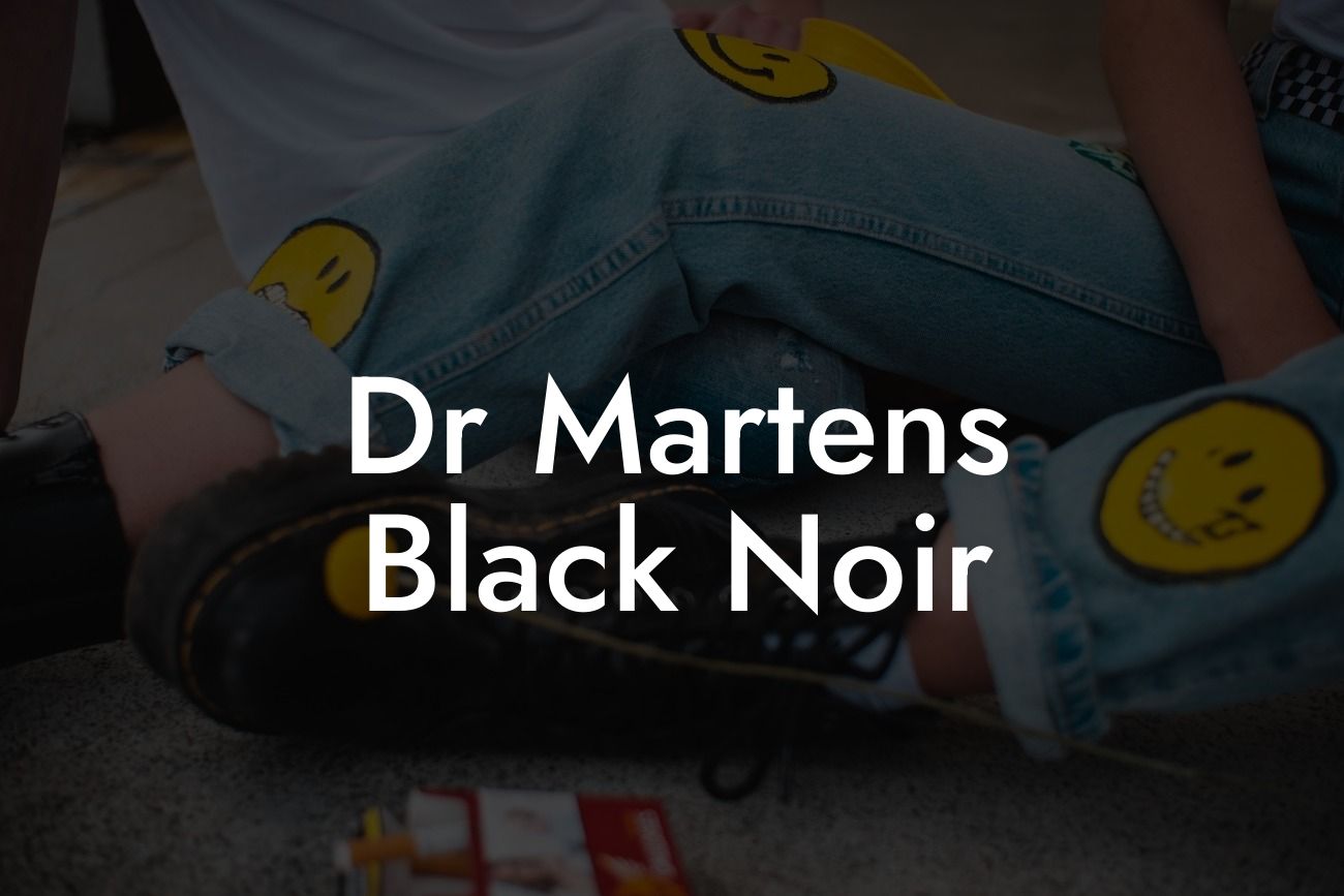 Dr Martens Black Noir