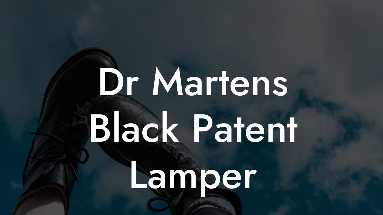 Dr Martens Black Patent Lamper