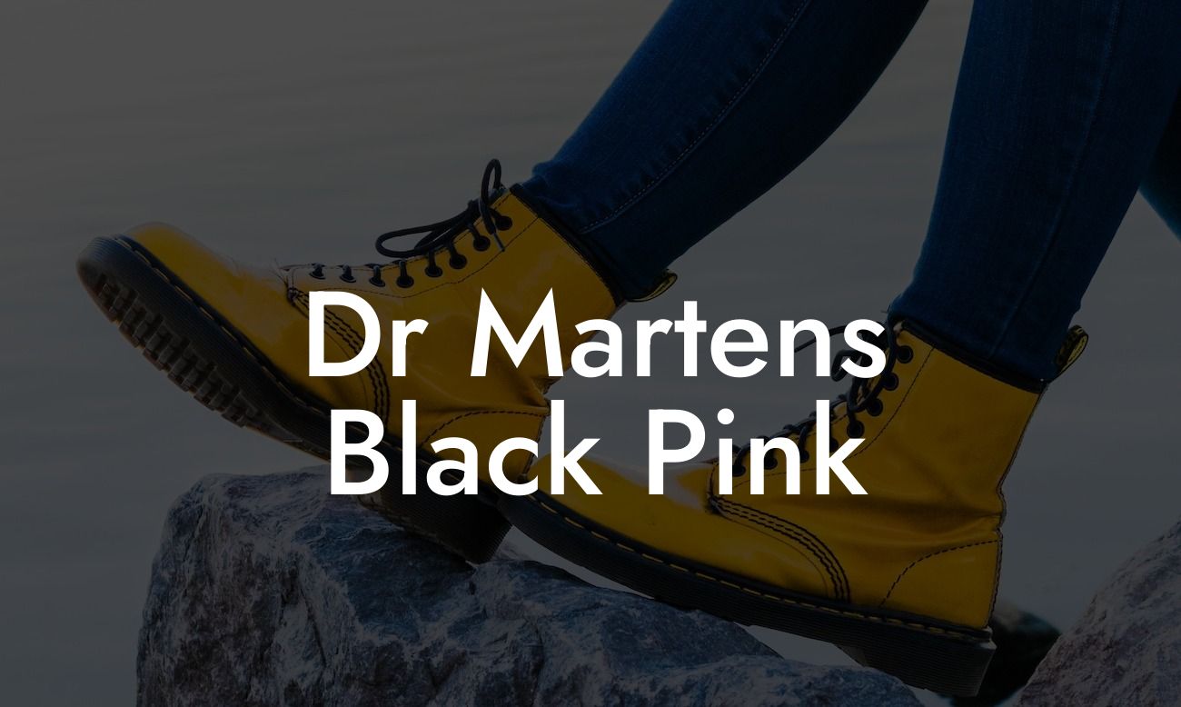 Dr Martens Black Pink