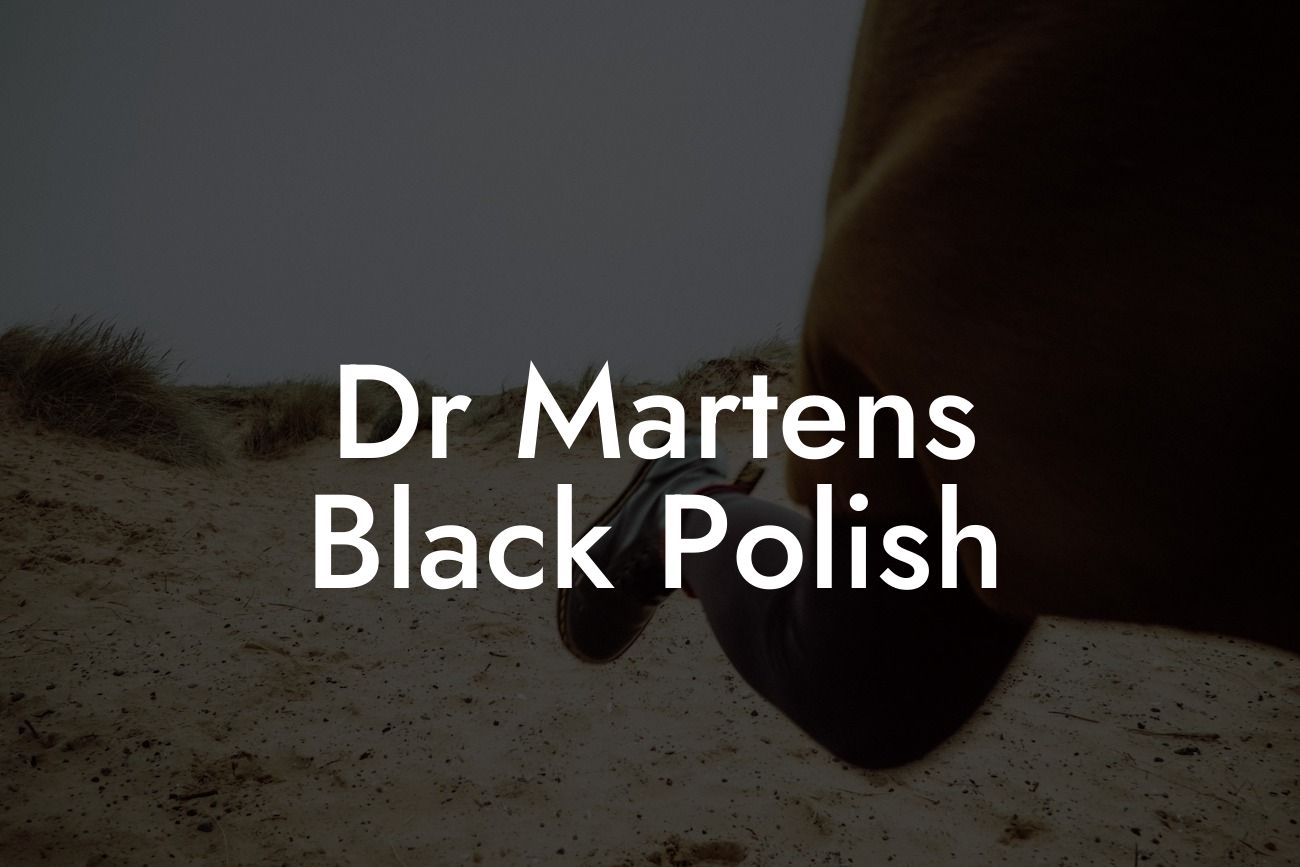 Dr Martens Black Polish