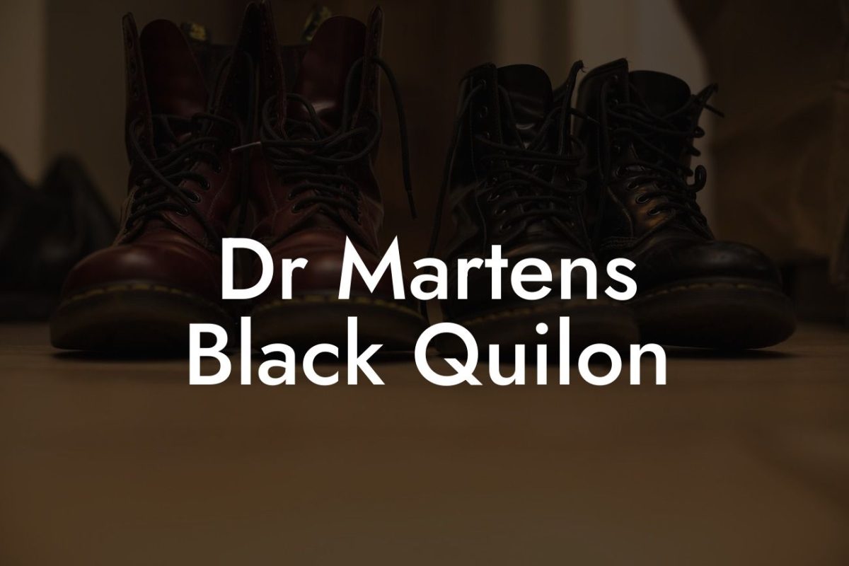 Dr Martens Black Quilon