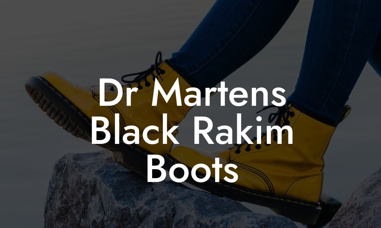 Dr Martens Black Rakim Boots