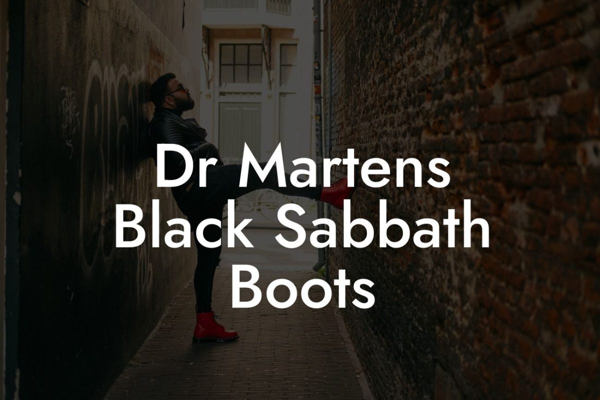 Dr Martens Black Sabbath Boots