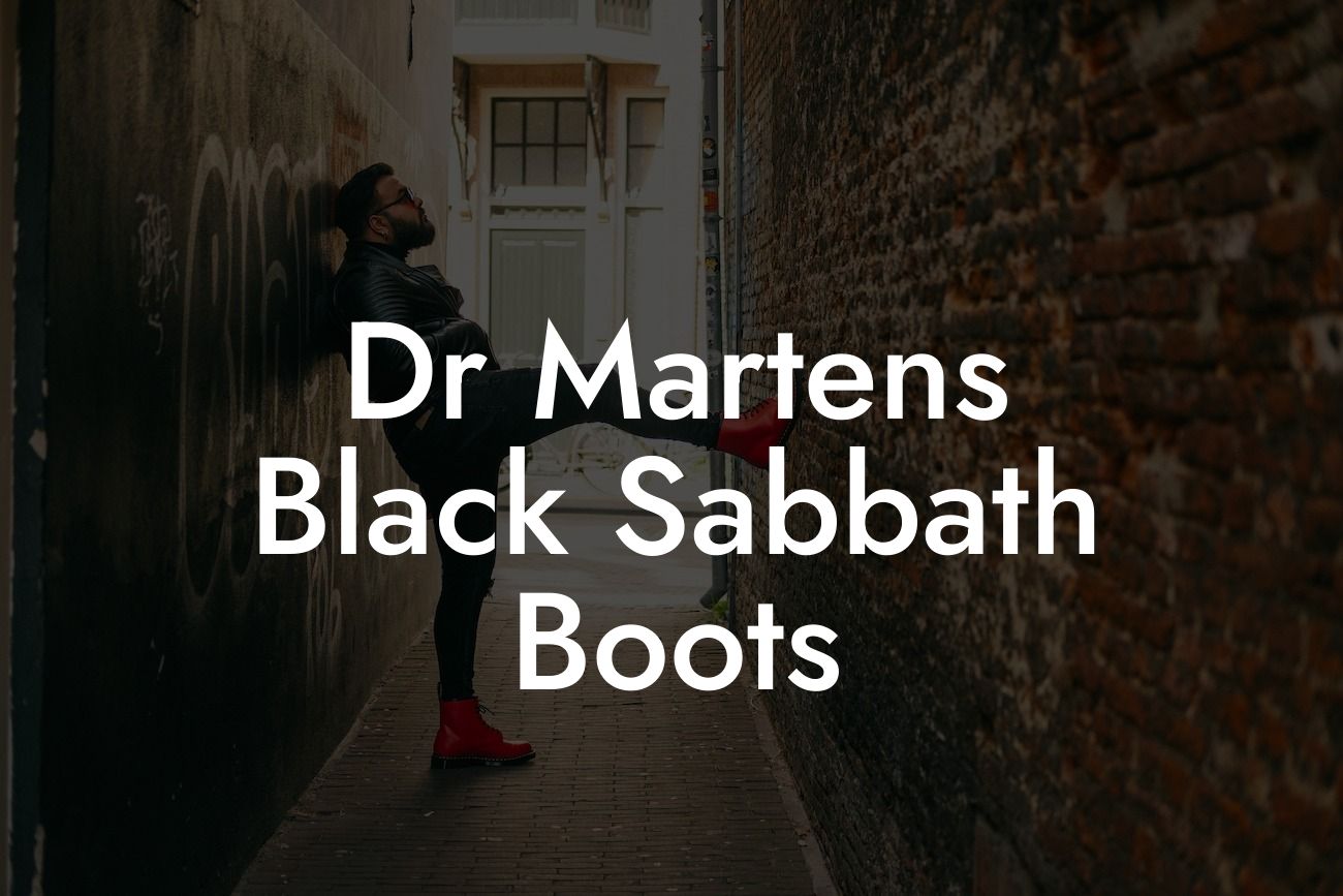 Dr Martens Black Sabbath Boots