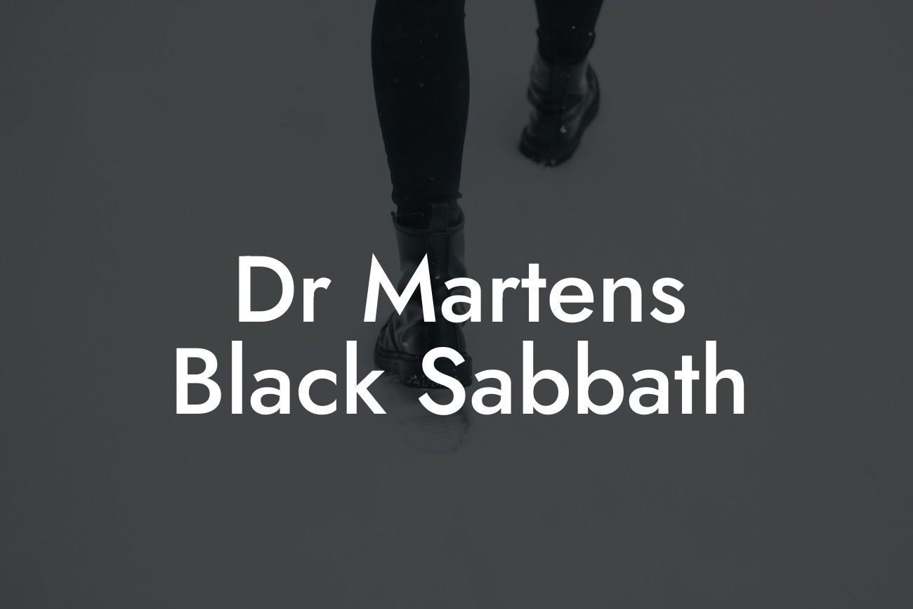 Dr Martens Black Sabbath