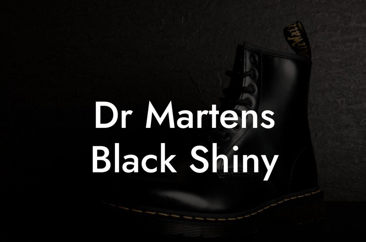 Dr Martens Black Shiny