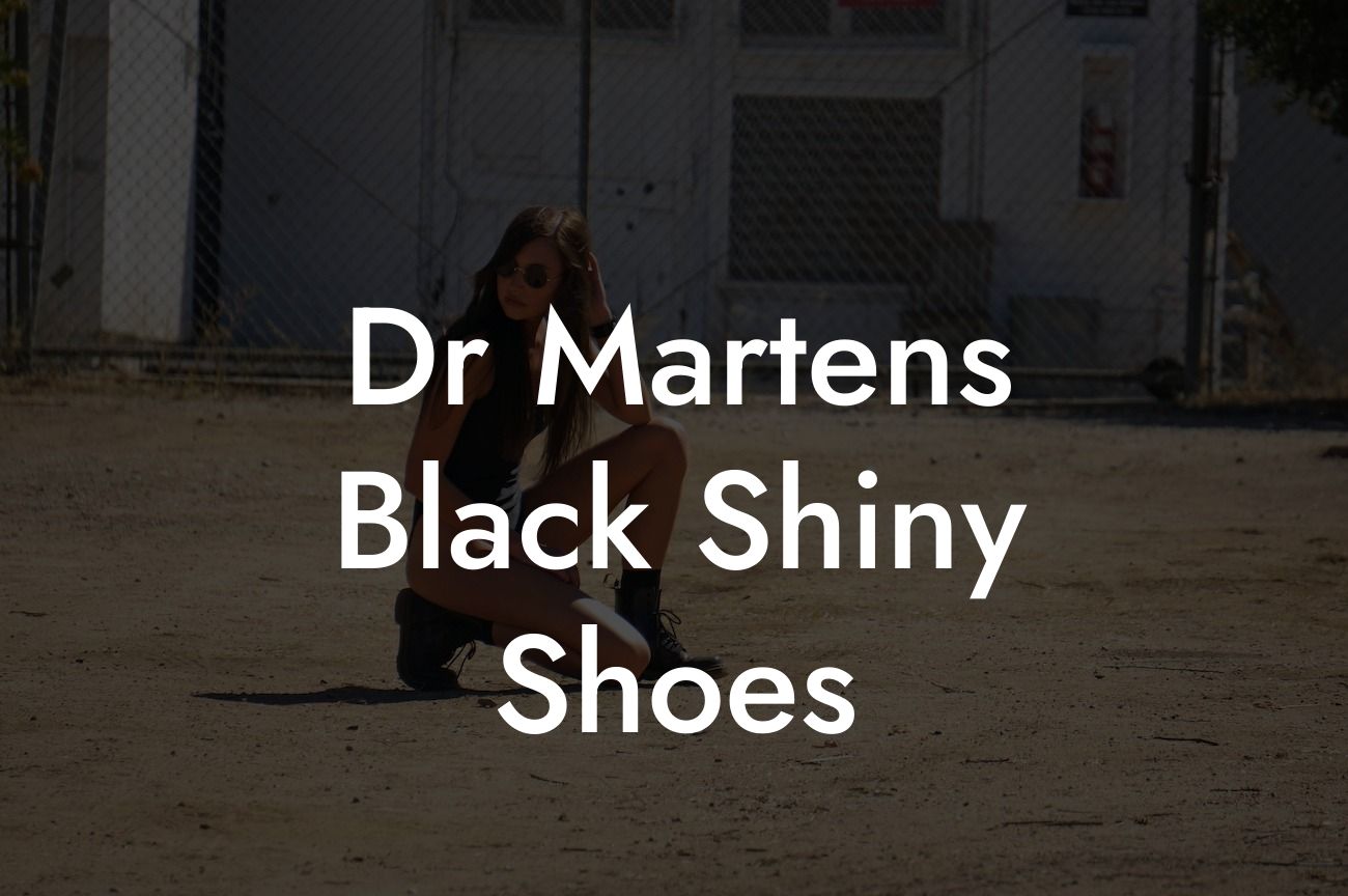 Dr Martens Black Shiny Shoes