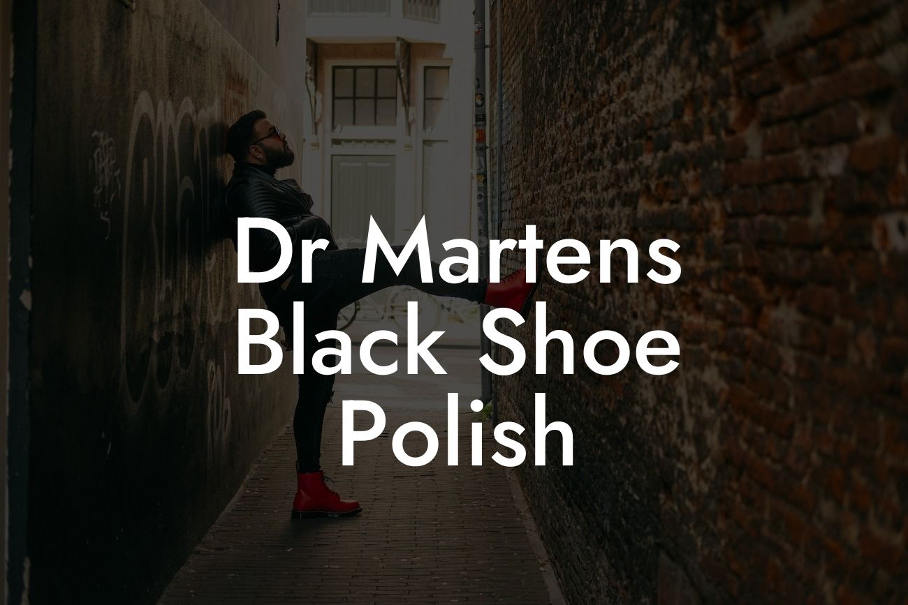 Dr Martens Black Shoe Polish