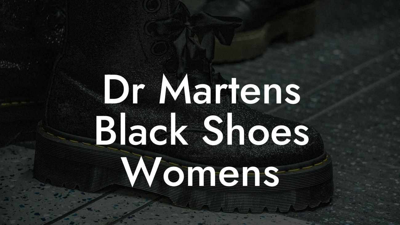 Dr Martens Black Shoes Womens