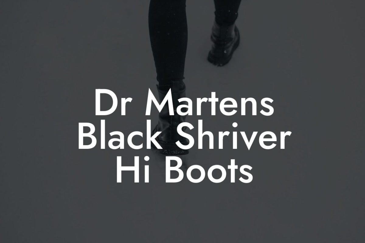 Dr Martens Black Shriver Hi Boots