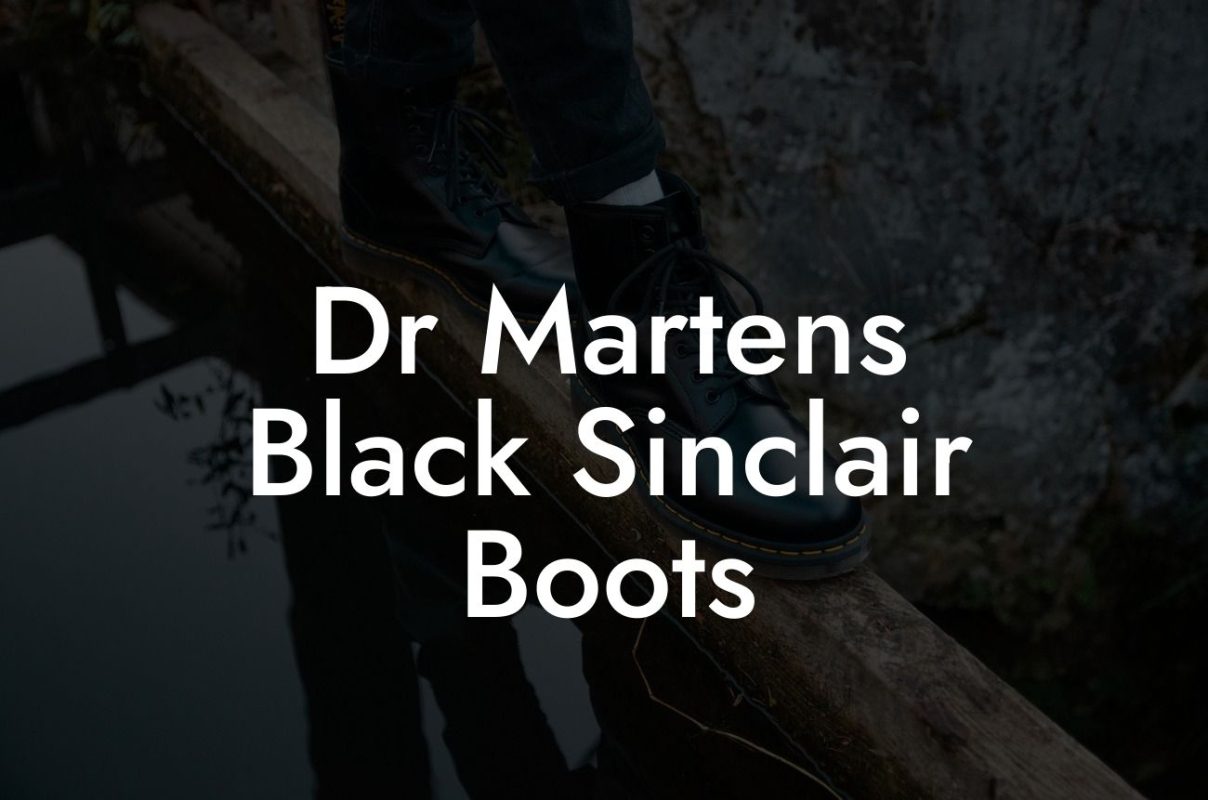 Dr Martens Black Sinclair Boots