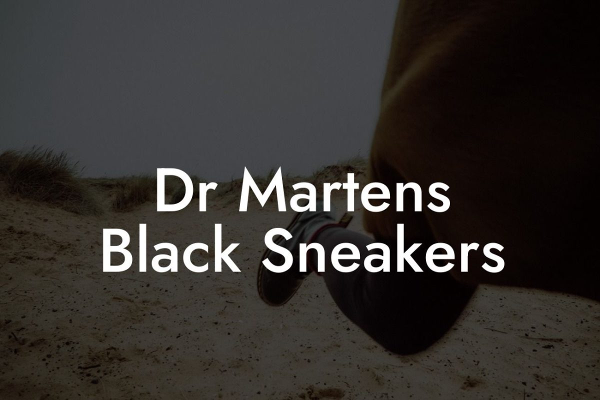 Dr Martens Black Sneakers