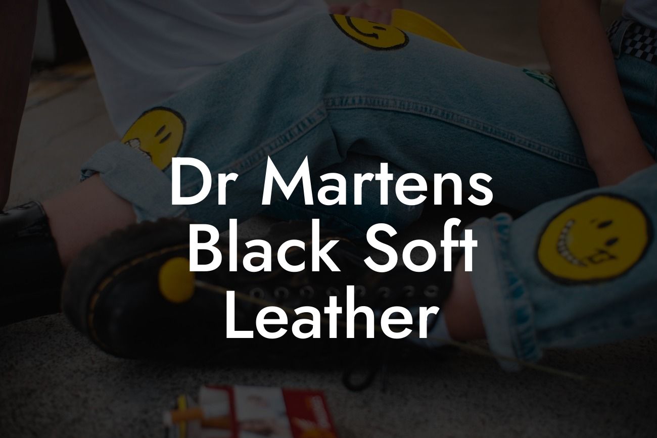 Dr Martens Black Soft Leather