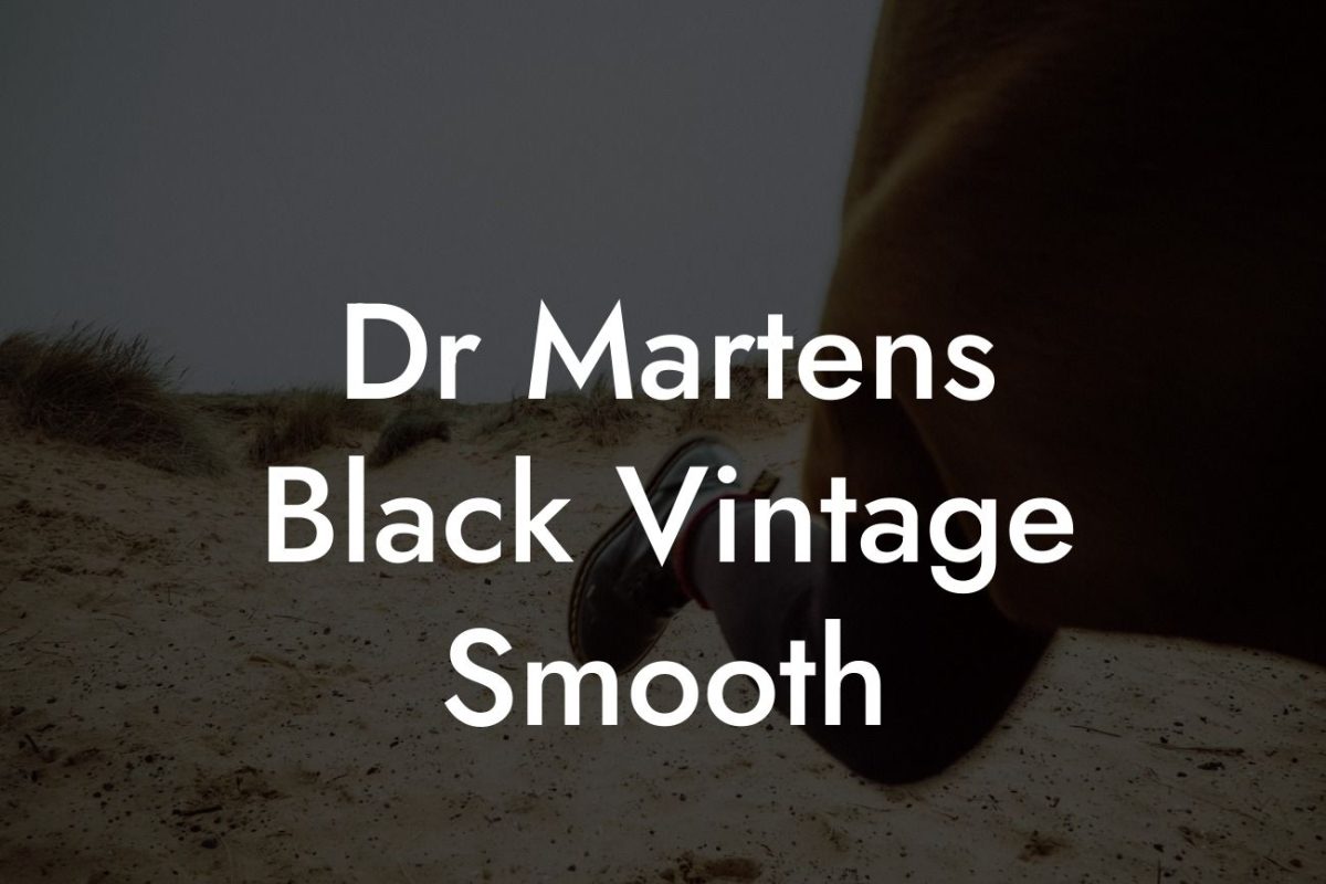 Dr Martens Black Vintage Smooth