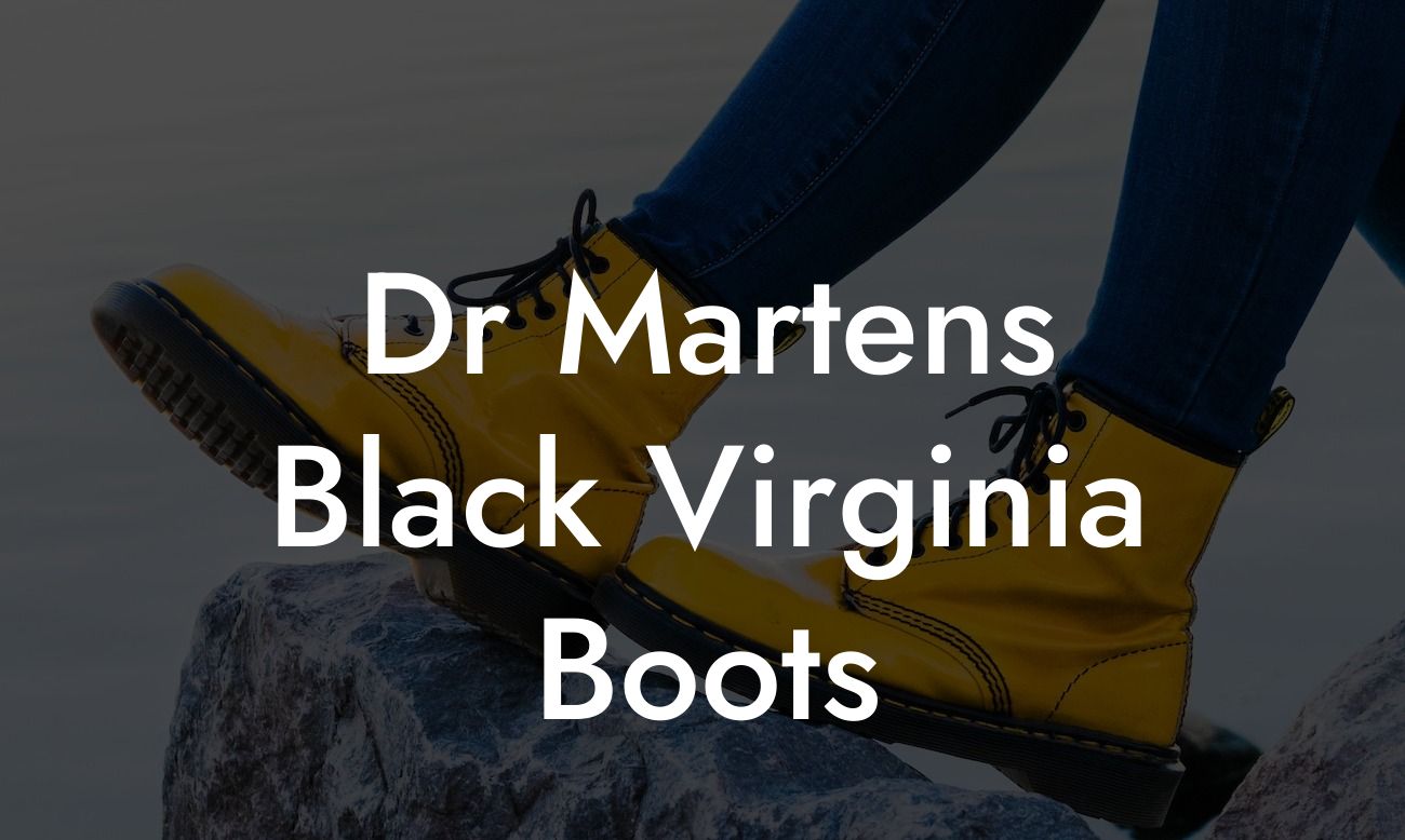 Dr Martens Black Virginia Boots