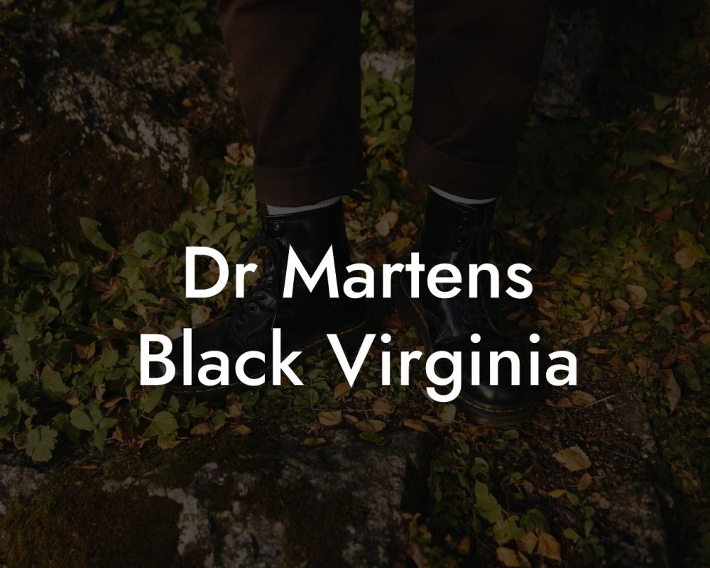 Dr Martens Black Virginia