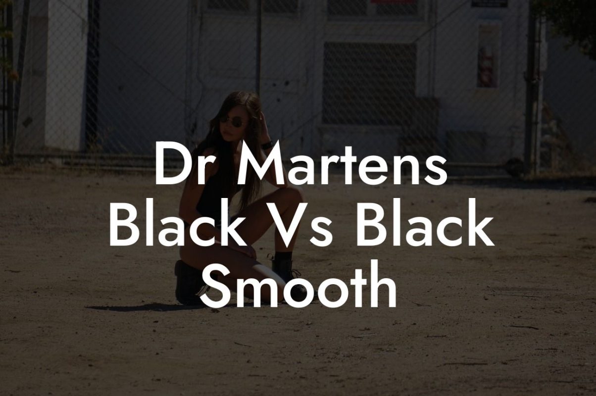 Dr Martens Black Vs Black Smooth