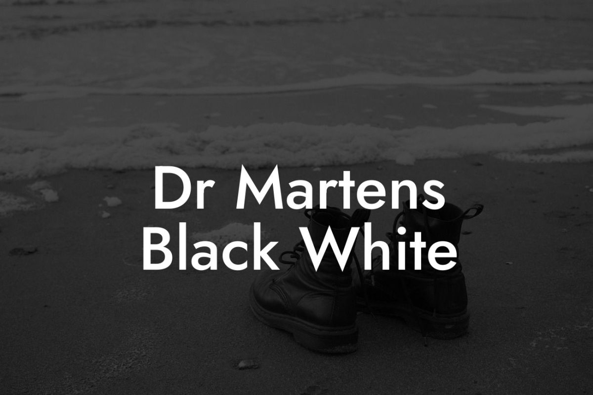 Dr Martens Black White