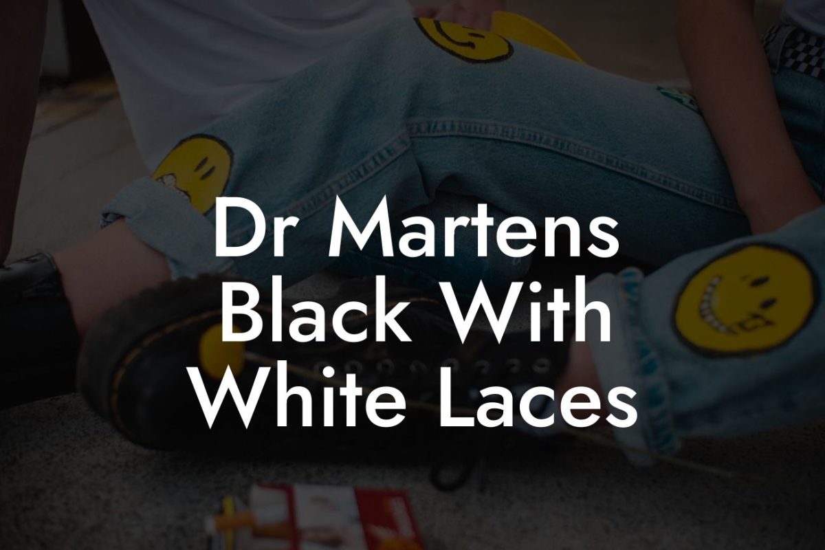 Dr Martens Black With White Laces