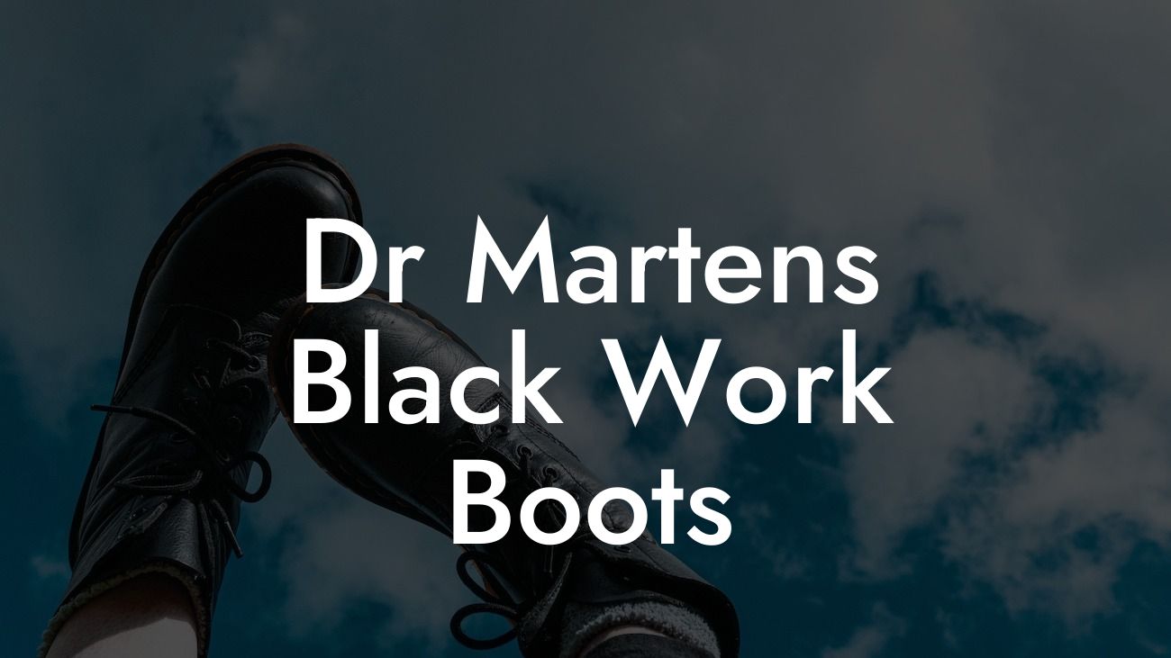 Dr Martens Black Work Boots