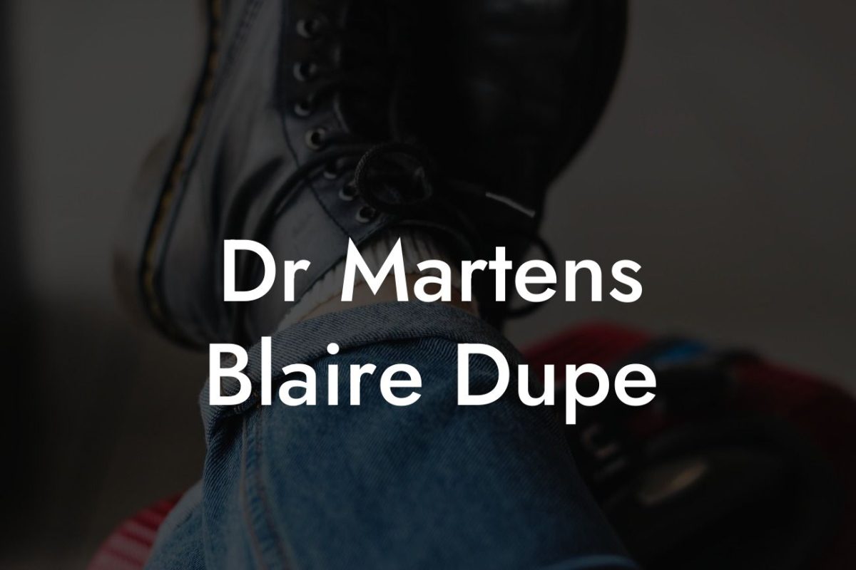 Dr Martens Blaire Dupe