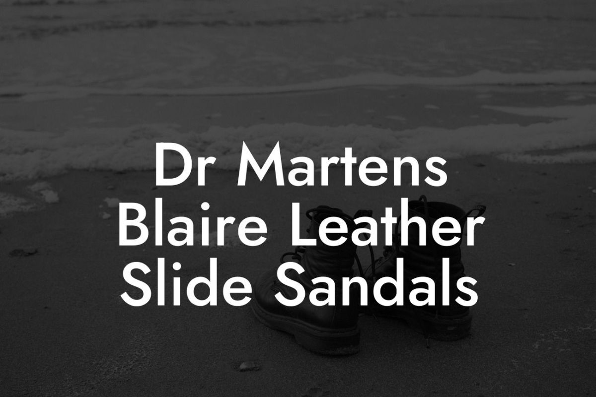 Dr Martens Blaire Leather Slide Sandals