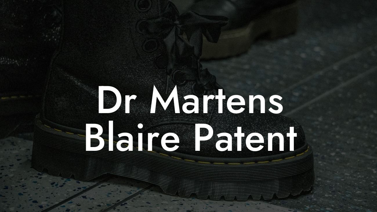 Dr Martens Blaire Patent