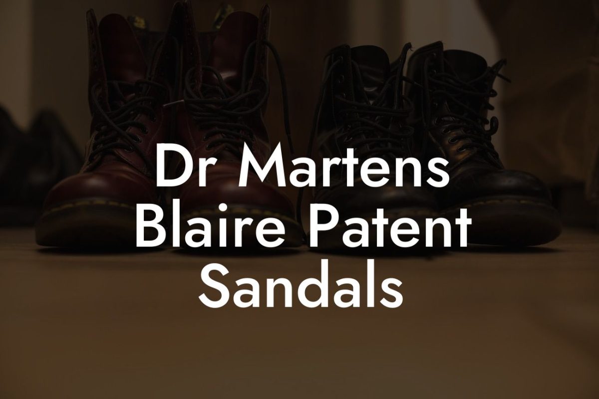 Dr Martens Blaire Patent Sandals