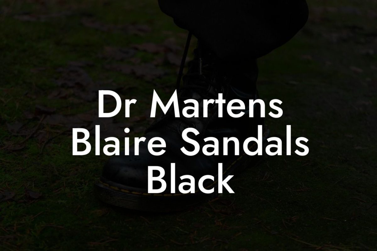 Dr Martens Blaire Sandals Black