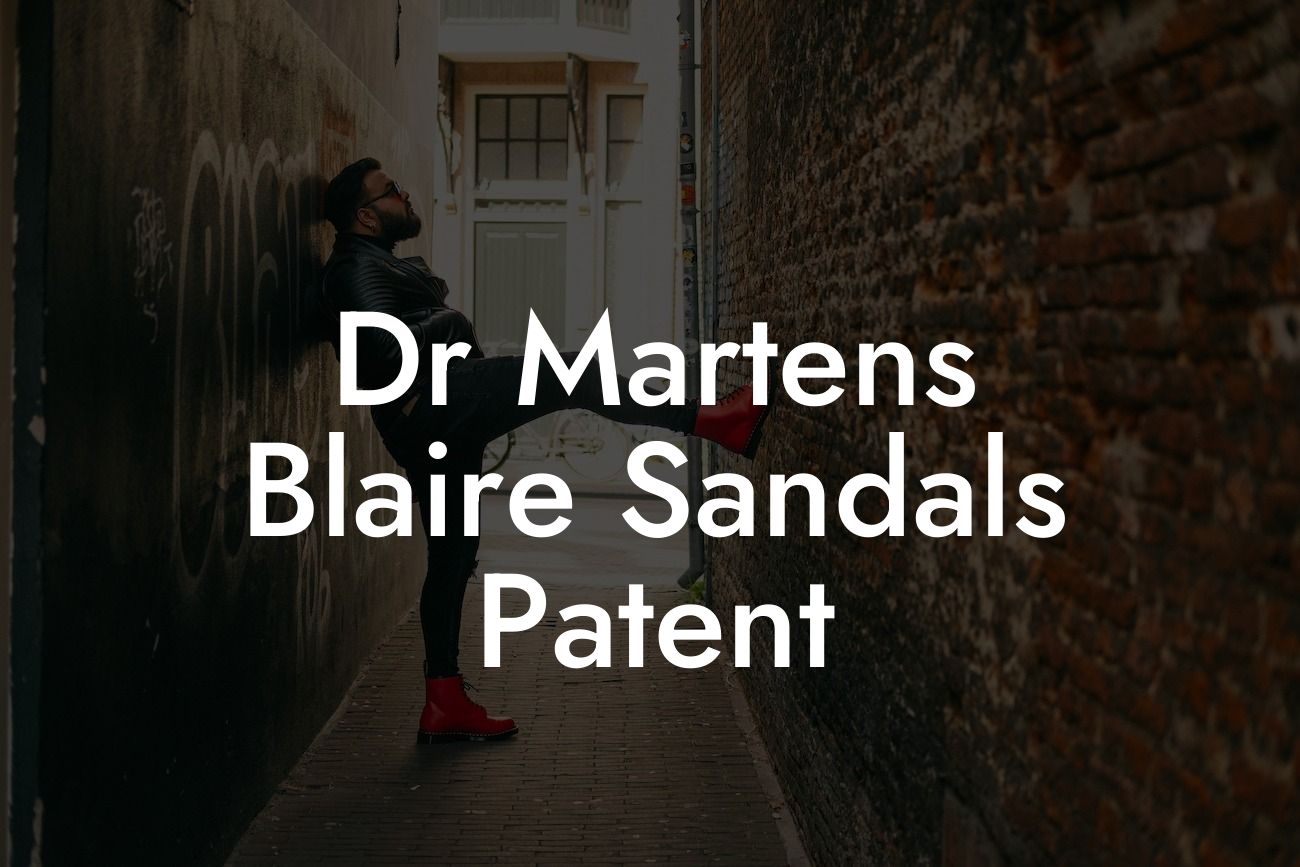 Dr Martens Blaire Sandals Patent