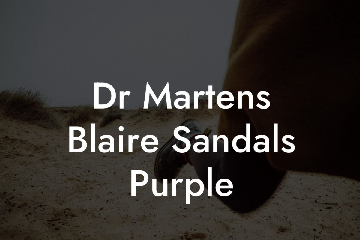 Dr Martens Blaire Sandals Purple