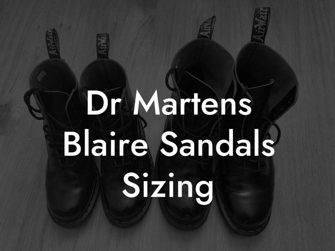 Dr Martens Blaire Sandals Sizing