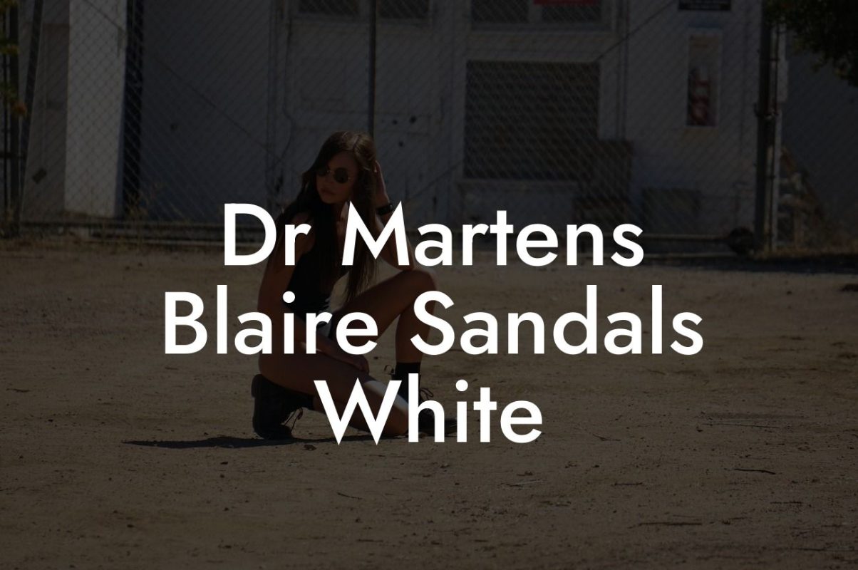 Dr Martens Blaire Sandals White