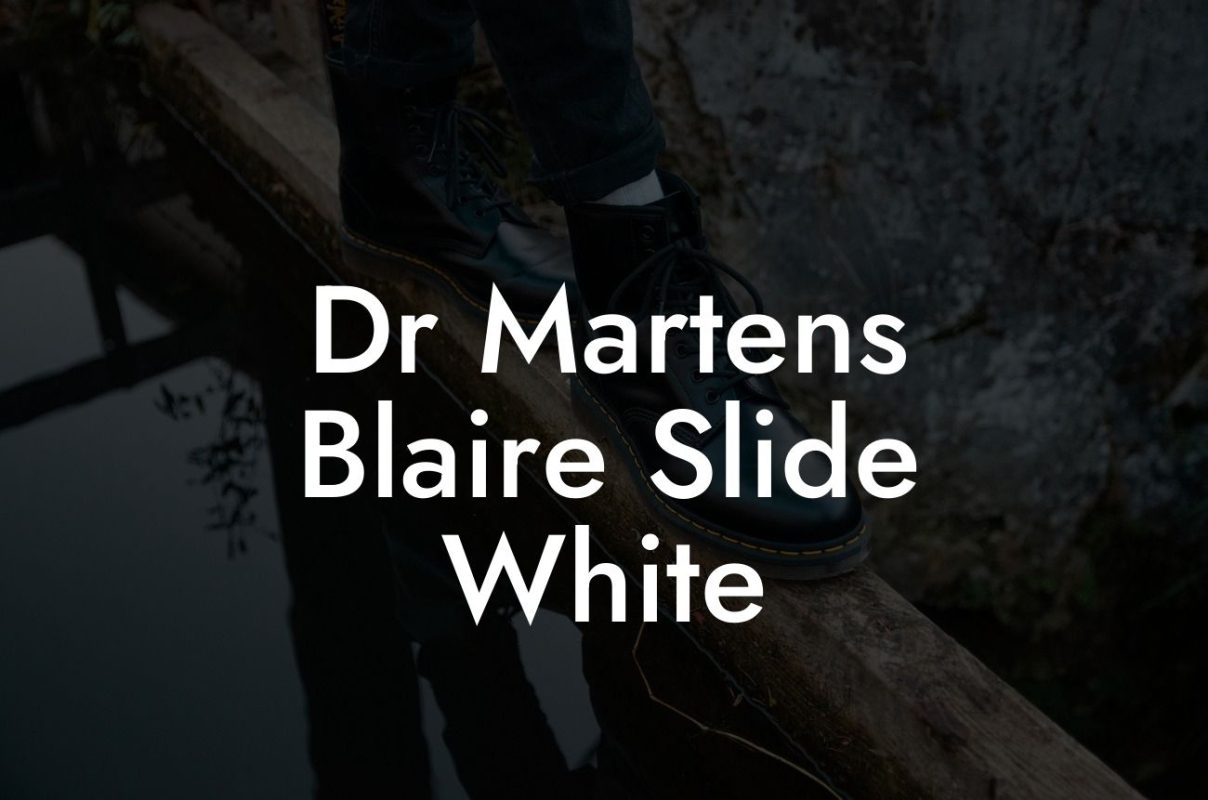 Dr Martens Blaire Slide White