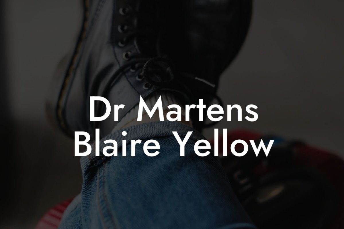 Dr Martens Blaire Yellow