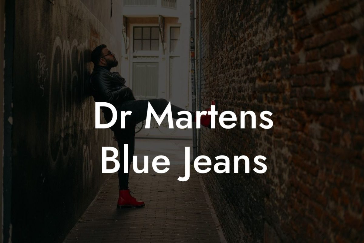 Dr Martens Blue Jeans