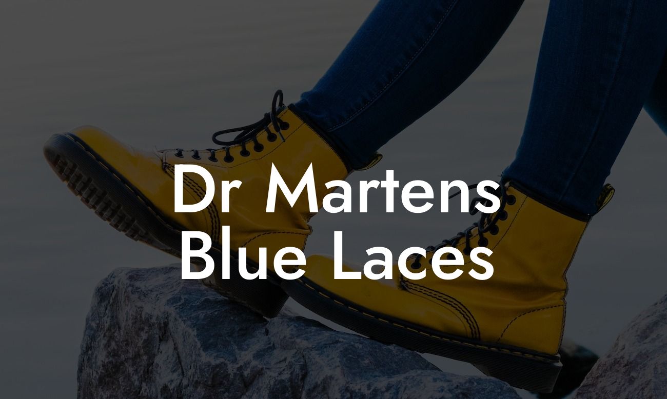 Dr Martens Blue Laces