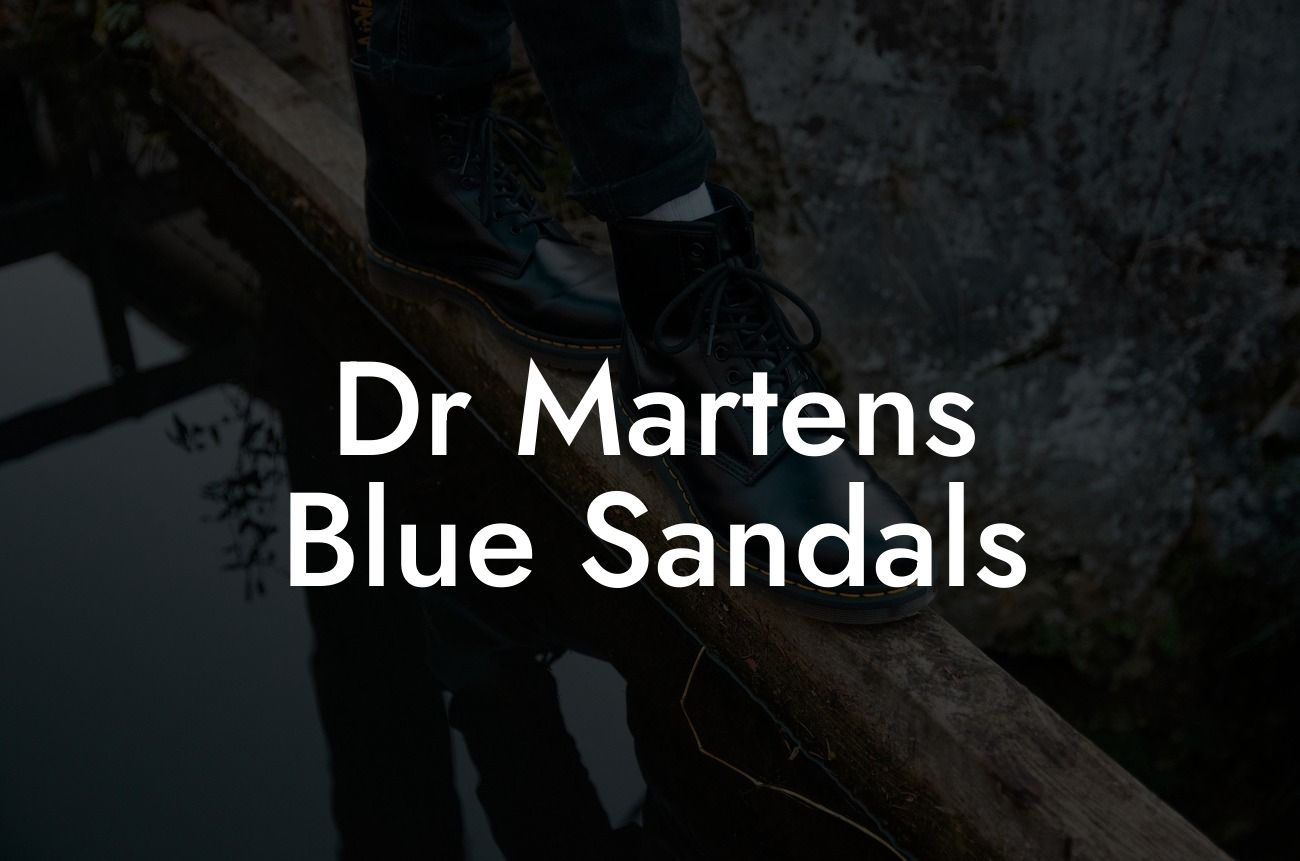 Dr Martens Blue Sandals