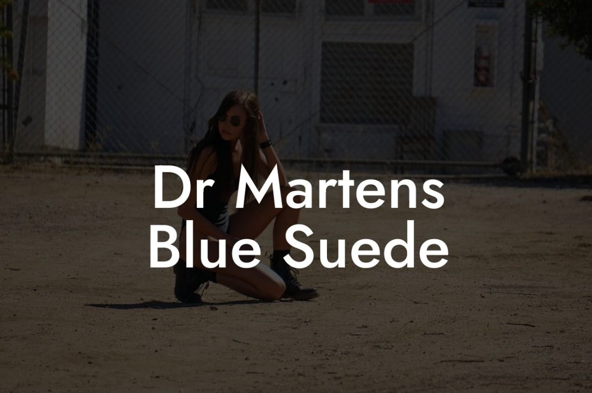 Dr Martens Blue Suede