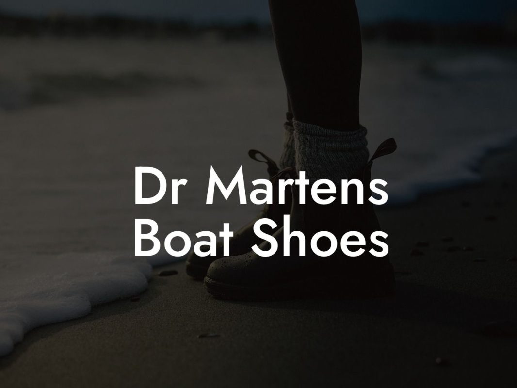 Dr Martens Boat Shoes