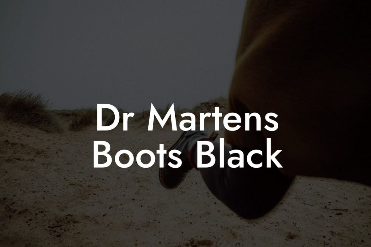 Dr Martens Boots Black