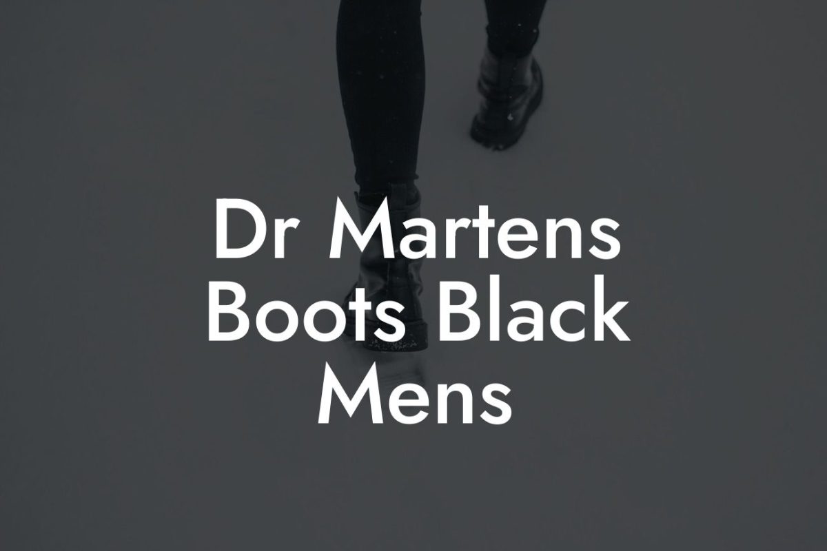 Dr Martens Boots Black Mens