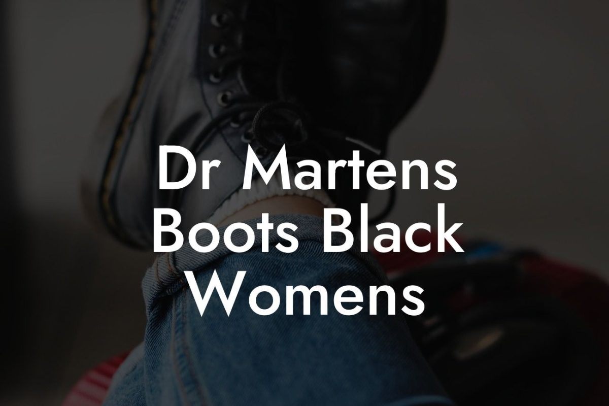 Dr Martens Boots Black Womens