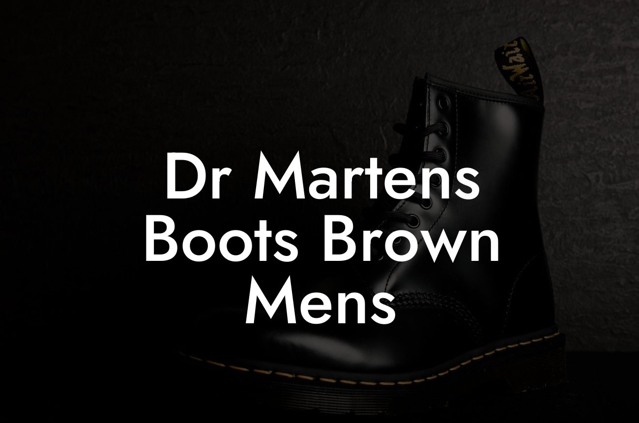 Dr Martens Boots Brown Mens