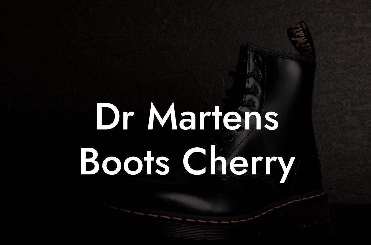 Dr Martens Boots Cherry