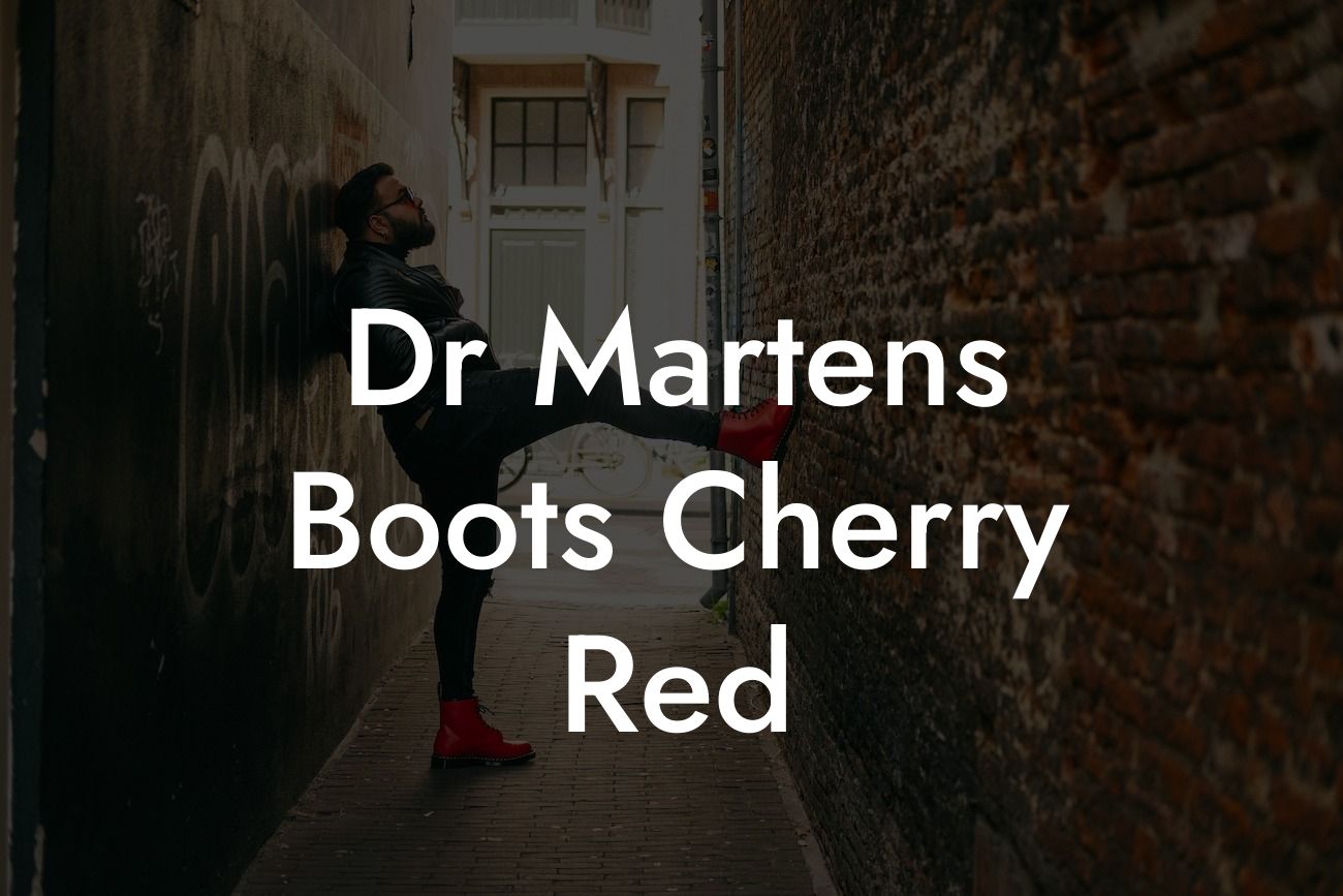 Dr Martens Boots Cherry Red