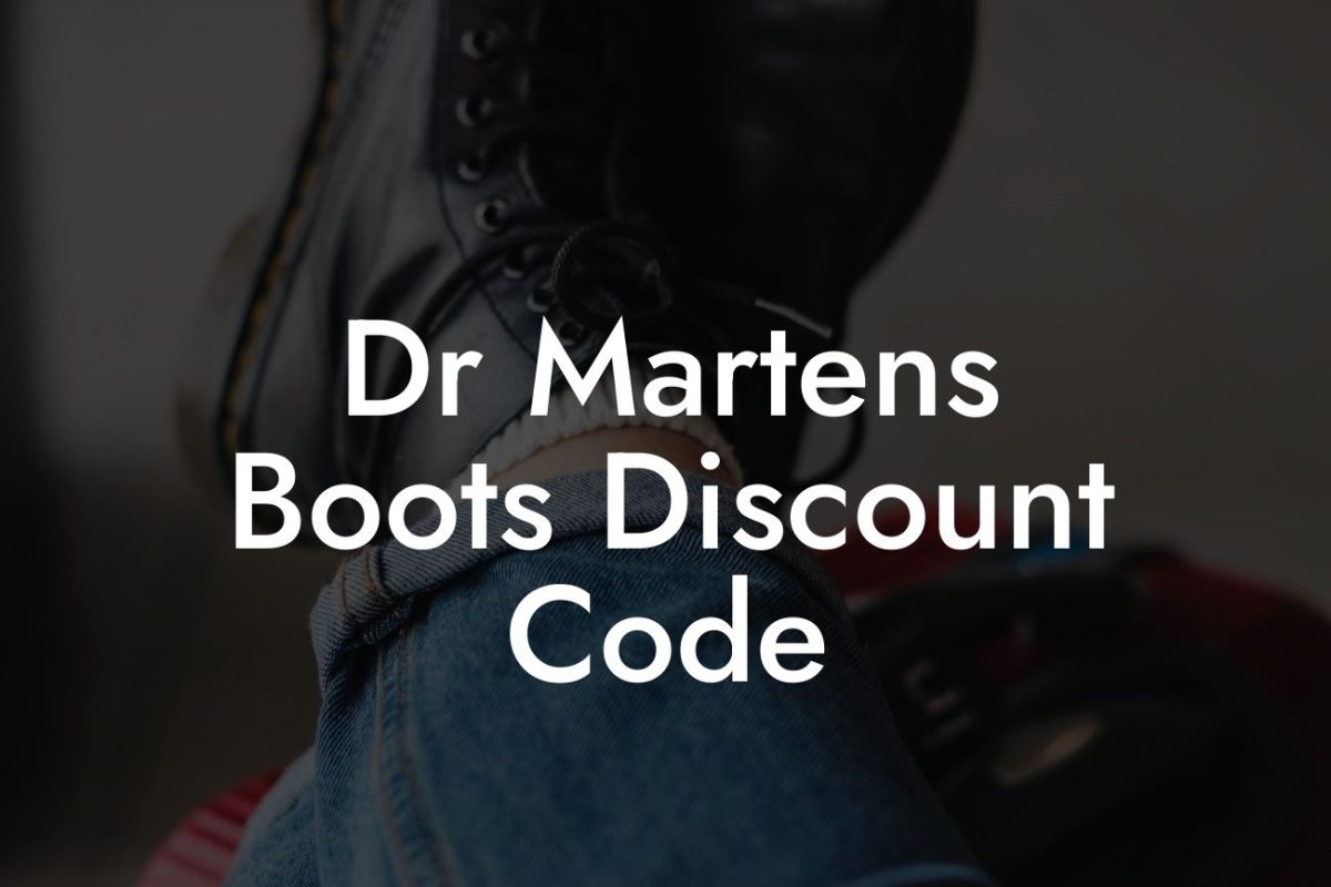 Dr Martens Boots Discount Code